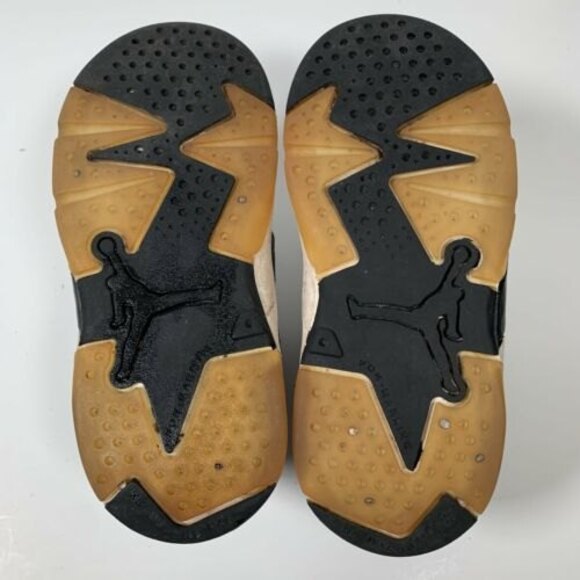 Nike Air Jordan 6 2009 Retro Baby Toddler 7 C Black 384667-002 - Picture 11 of 11